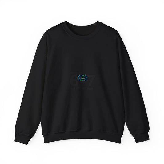 67 Numeric Meme Crewneck Sweatshirt | absurdist humor, TikTok meme