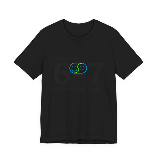 67 Shirt Tee | random number meme, absurdist humor, minimalist type