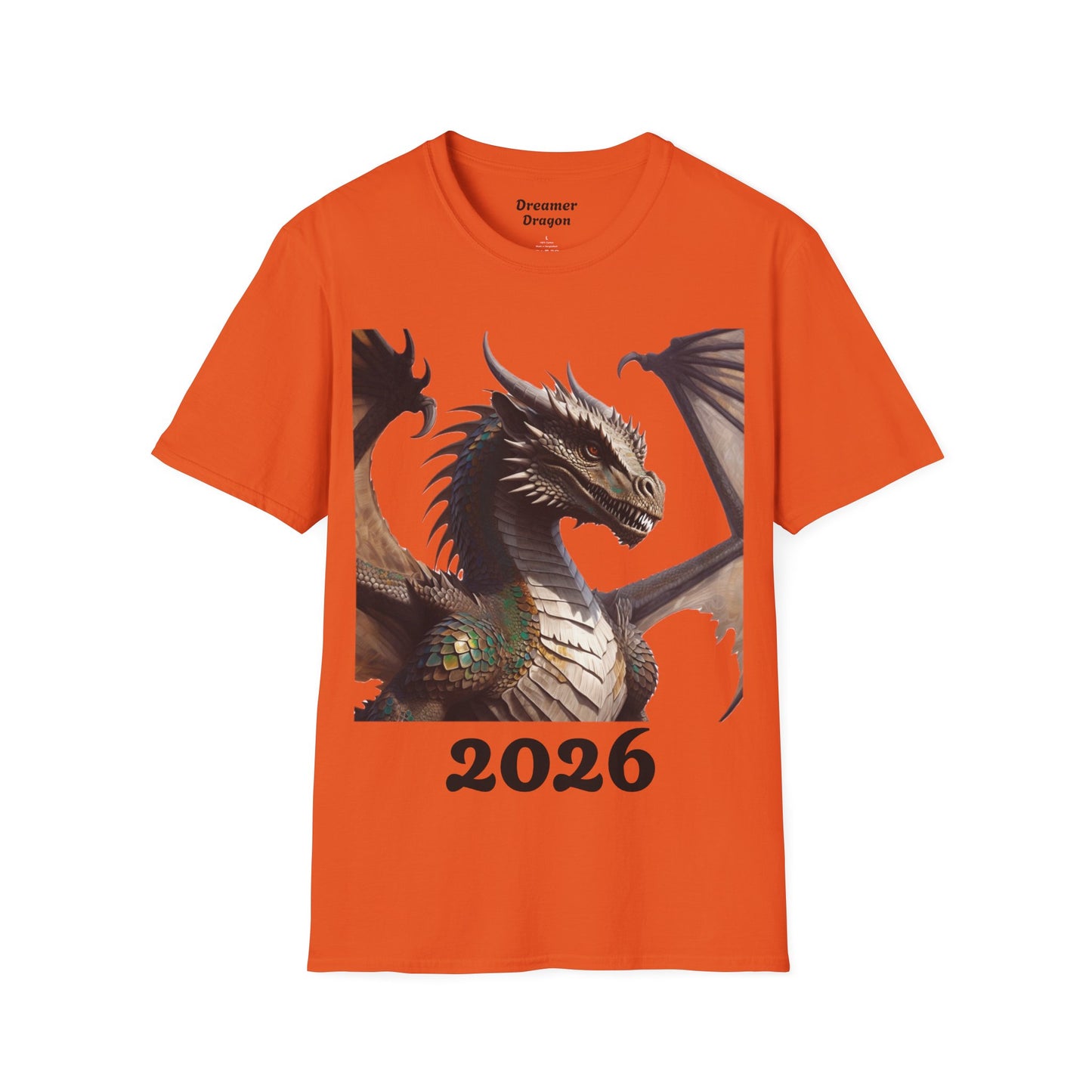 Dragon 2026 T-Shirt — Fantasy Dragon Graphic Tee