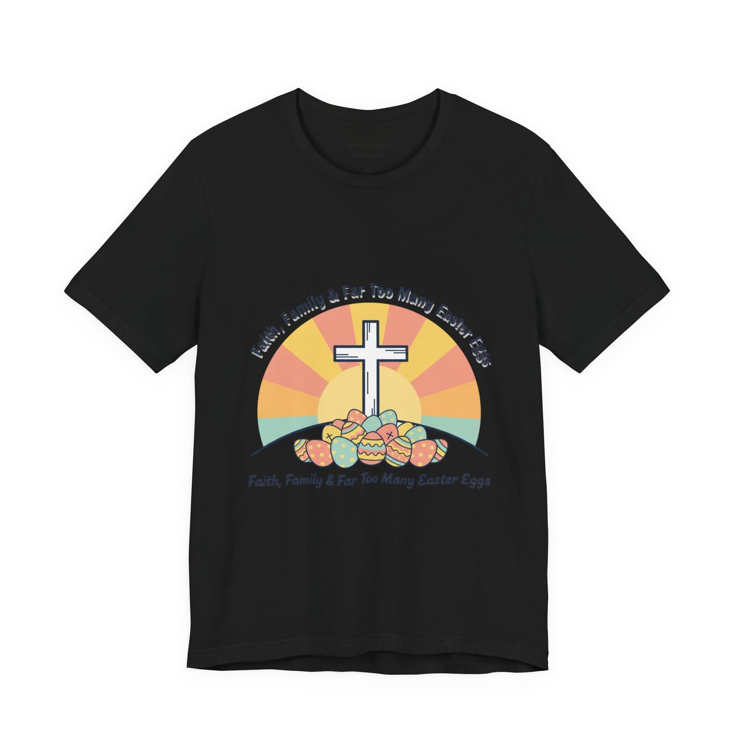 He Is Risen Cross Sunrise T-Shirt | Christian Easter Shirt, Faith-Based Humor