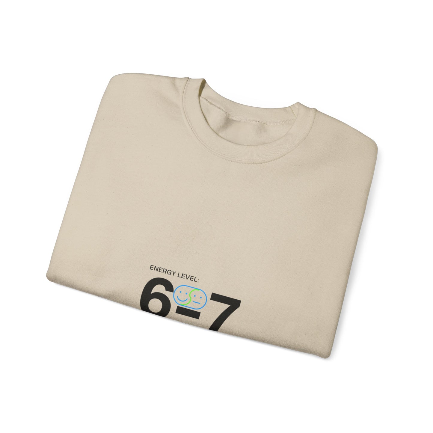 67 Numeric Meme Crewneck Sweatshirt | absurdist humor, TikTok meme