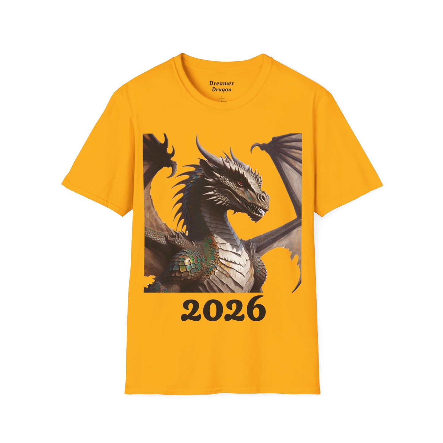 Dragon 2026 T-Shirt — Fantasy Dragon Graphic Tee