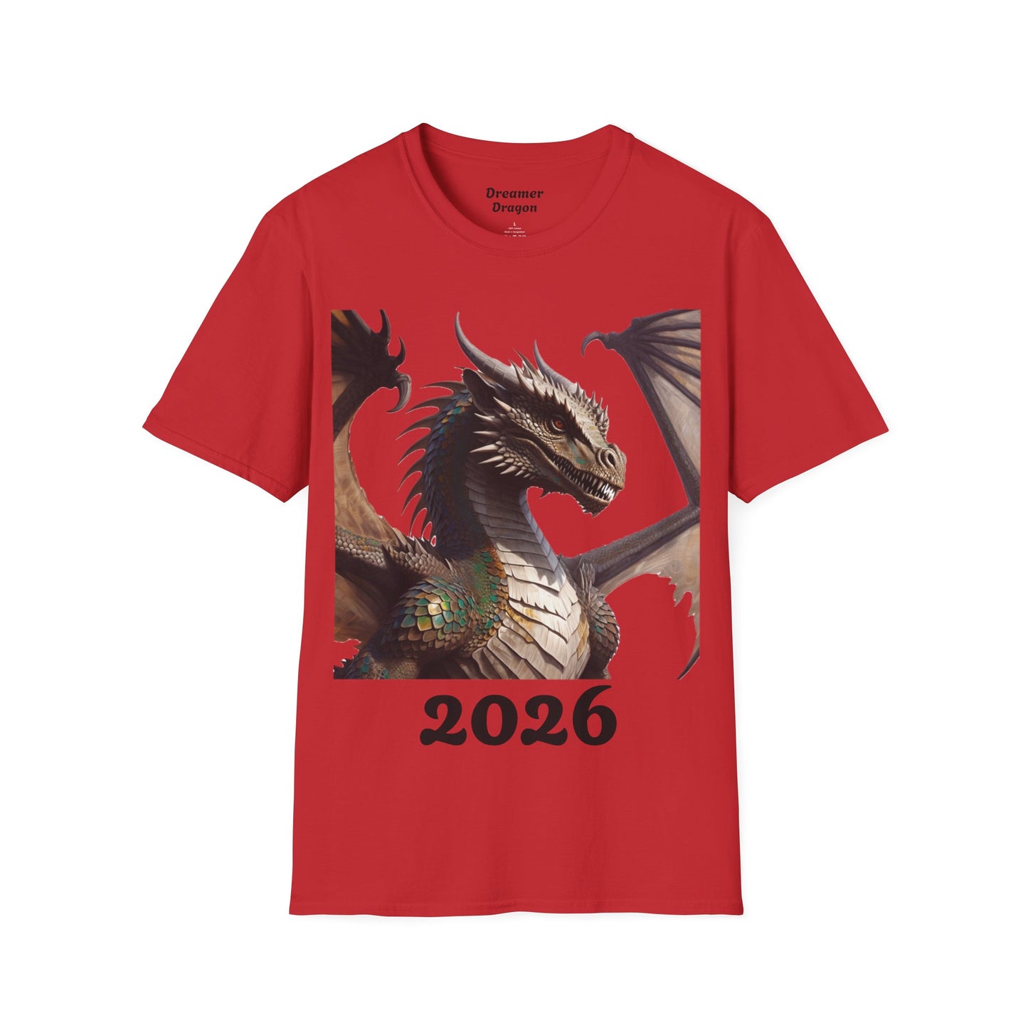 Dragon 2026 T-Shirt — Fantasy Dragon Graphic Tee