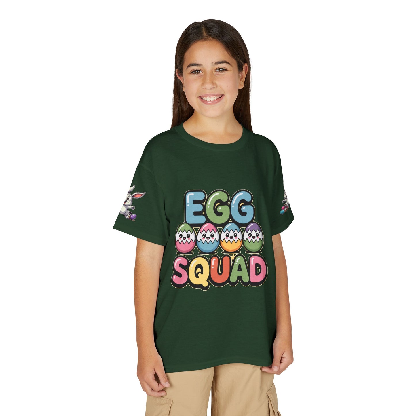 Youth Egg Squad Easter Bunny T-Shirt — Easter "Mode Chaos" Design