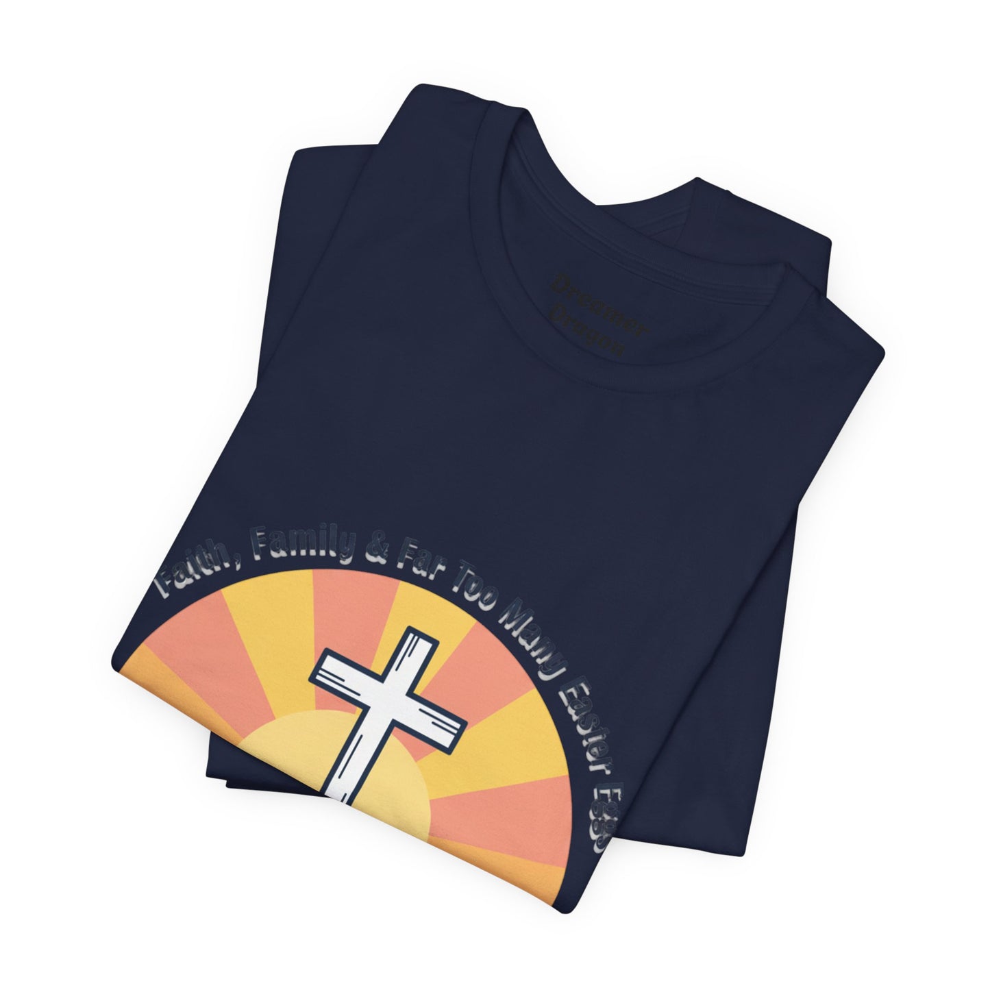 He Is Risen Cross Sunrise T-Shirt | Christian Easter Shirt, Faith-Based Humor