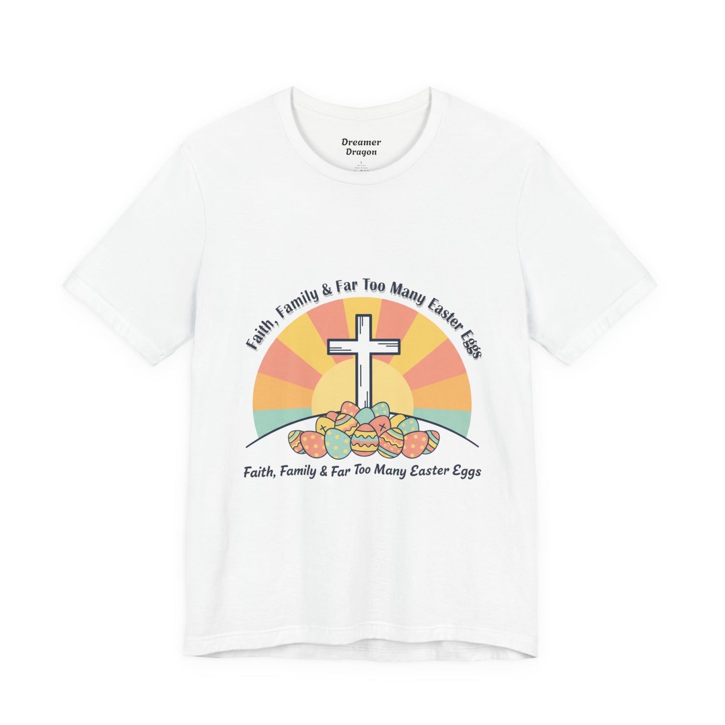 He Is Risen Cross Sunrise T-Shirt | Christian Easter Shirt, Faith-Based Humor