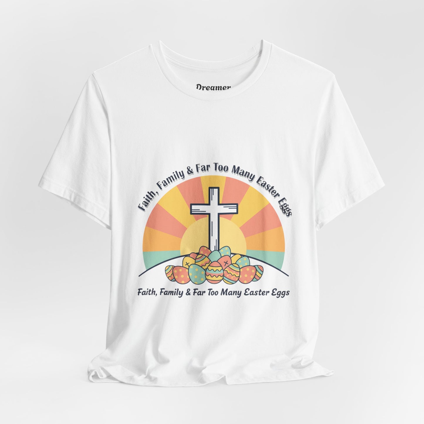 He Is Risen Cross Sunrise T-Shirt | Christian Easter Shirt, Faith-Based Humor