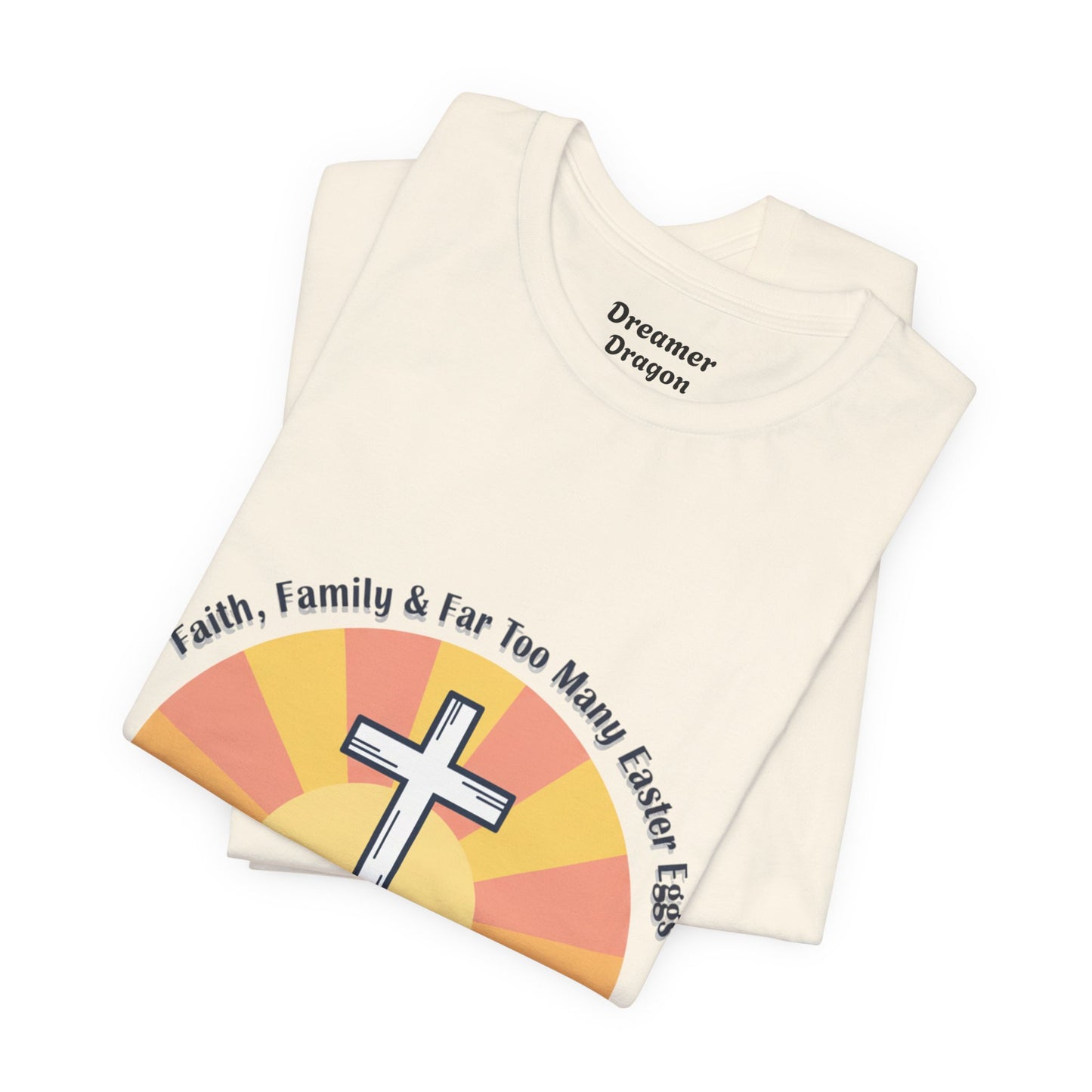 He Is Risen Cross Sunrise T-Shirt | Christian Easter Shirt, Faith-Based Humor