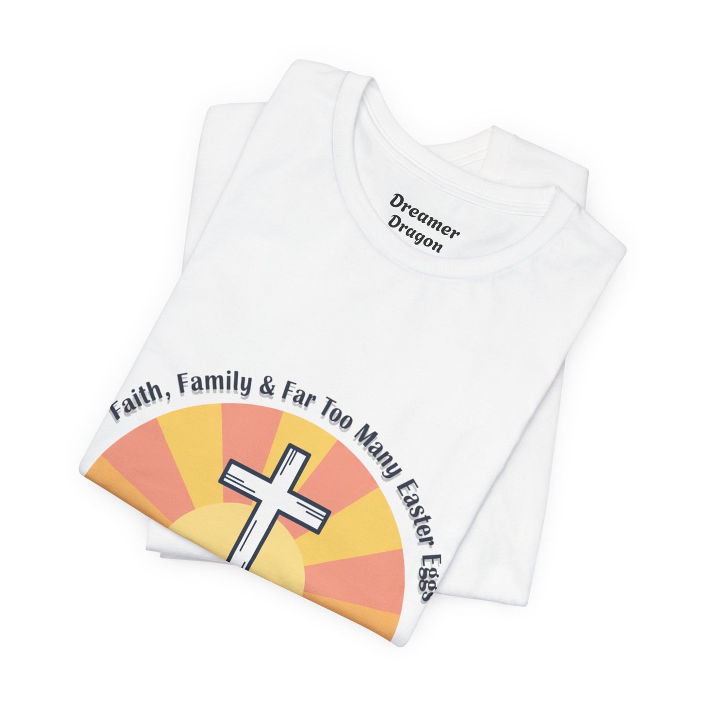 He Is Risen Cross Sunrise T-Shirt | Christian Easter Shirt, Faith-Based Humor