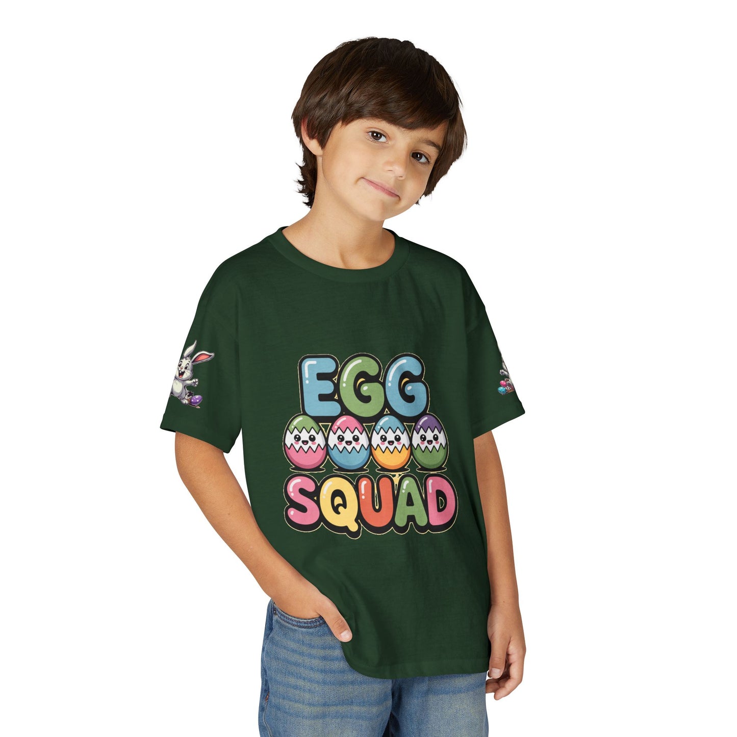 Youth Egg Squad Easter Bunny T-Shirt — Easter "Mode Chaos" Design