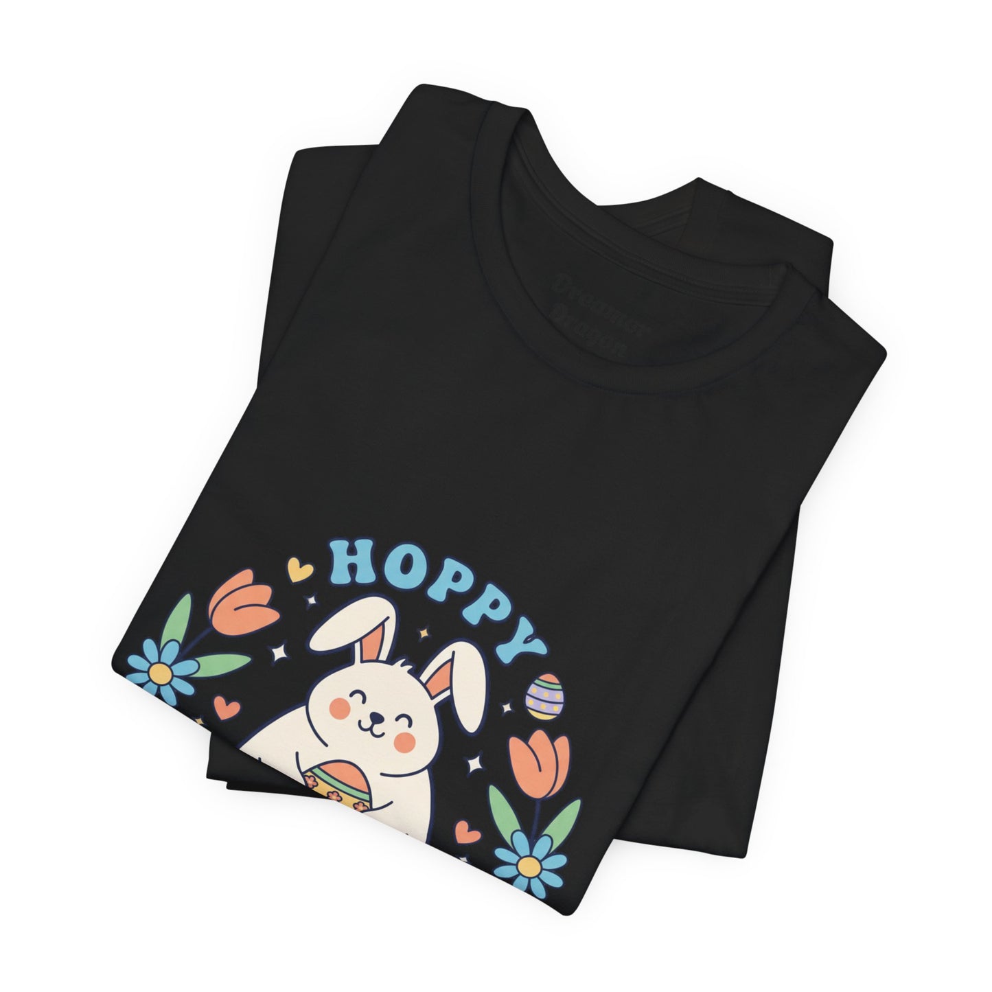 Hoppy Spring Bunny T-Shirt | Easter Bunny Aesthetic, Pastel Spring