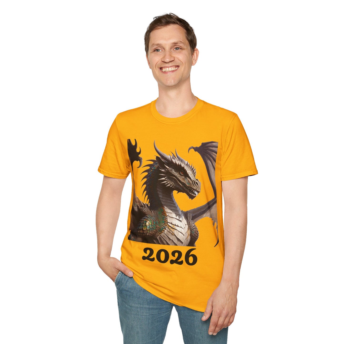 Dragon 2026 T-Shirt — Fantasy Dragon Graphic Tee