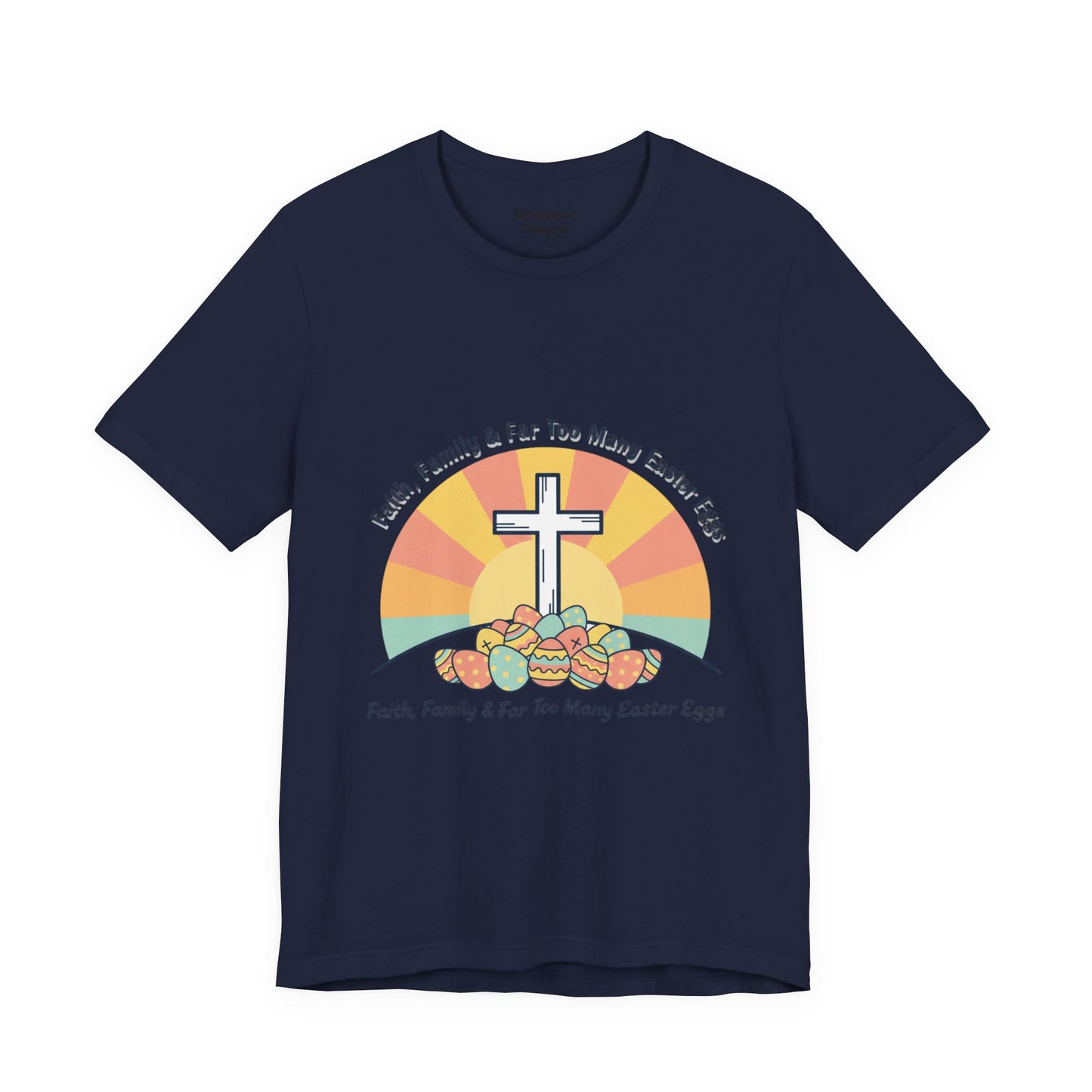 He Is Risen Cross Sunrise T-Shirt | Christian Easter Shirt, Faith-Based Humor
