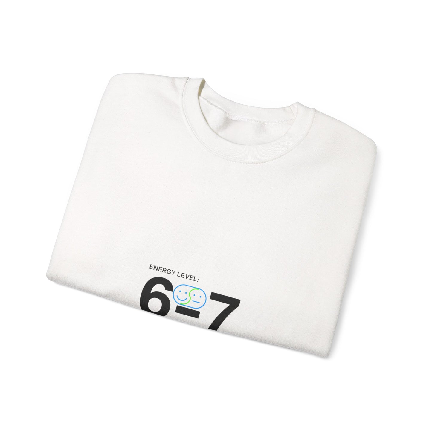 67 Numeric Meme Crewneck Sweatshirt | absurdist humor, TikTok meme