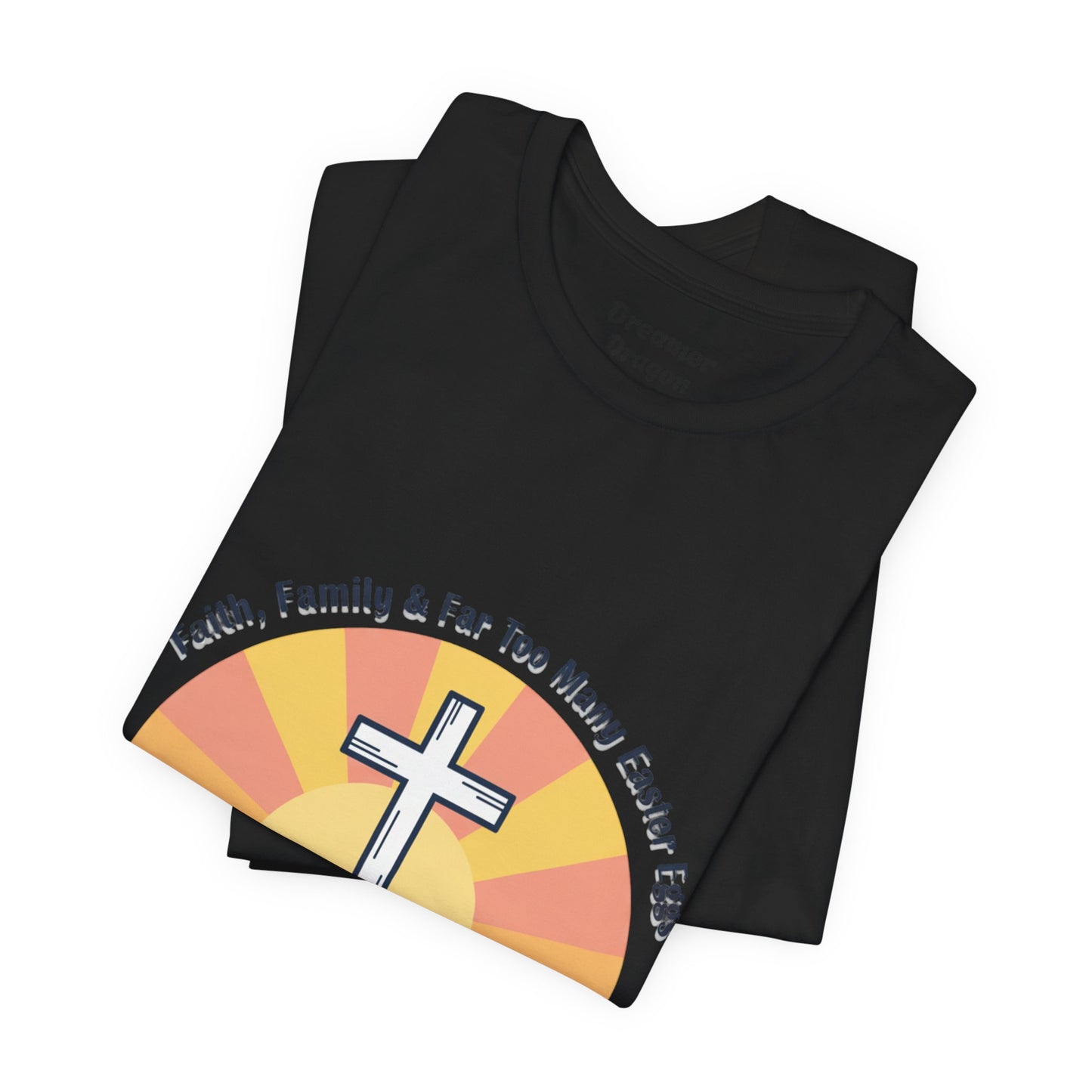 He Is Risen Cross Sunrise T-Shirt | Christian Easter Shirt, Faith-Based Humor