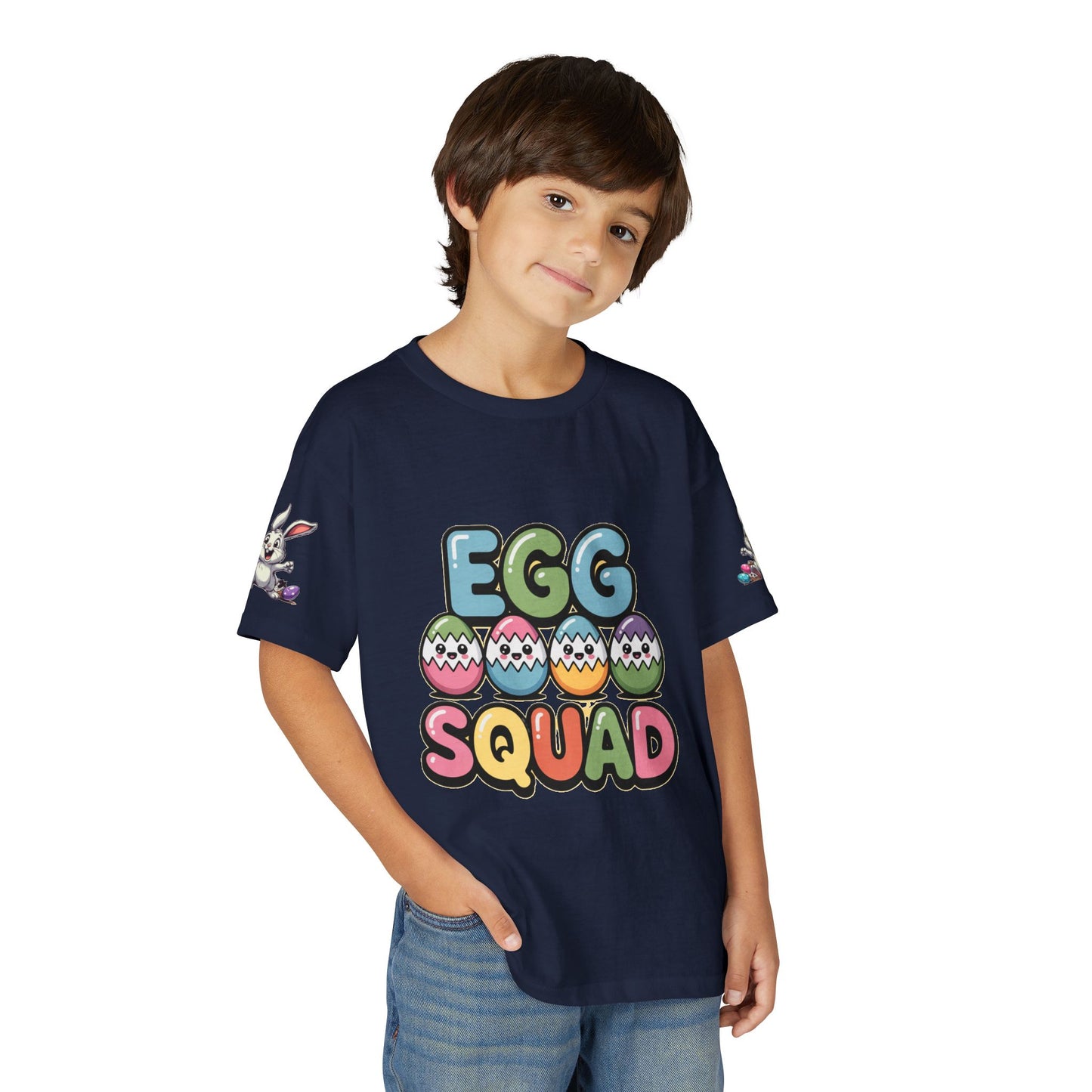 Youth Egg Squad Easter Bunny T-Shirt — Easter "Mode Chaos" Design