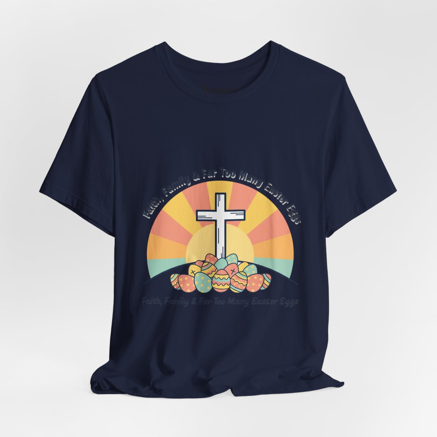 He Is Risen Cross Sunrise T-Shirt | Christian Easter Shirt, Faith-Based Humor