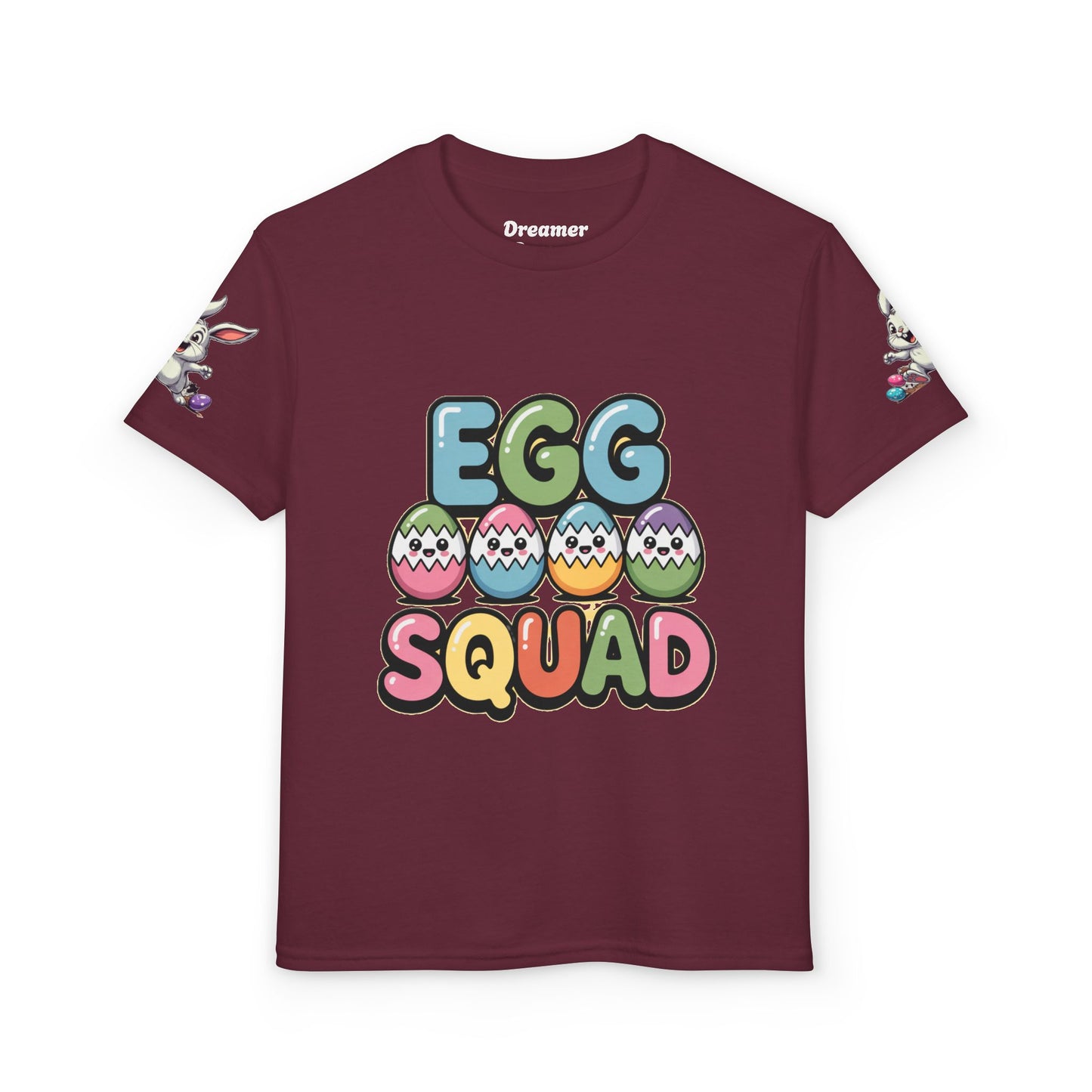 Youth Egg Squad Easter Bunny T-Shirt — Easter "Mode Chaos" Design