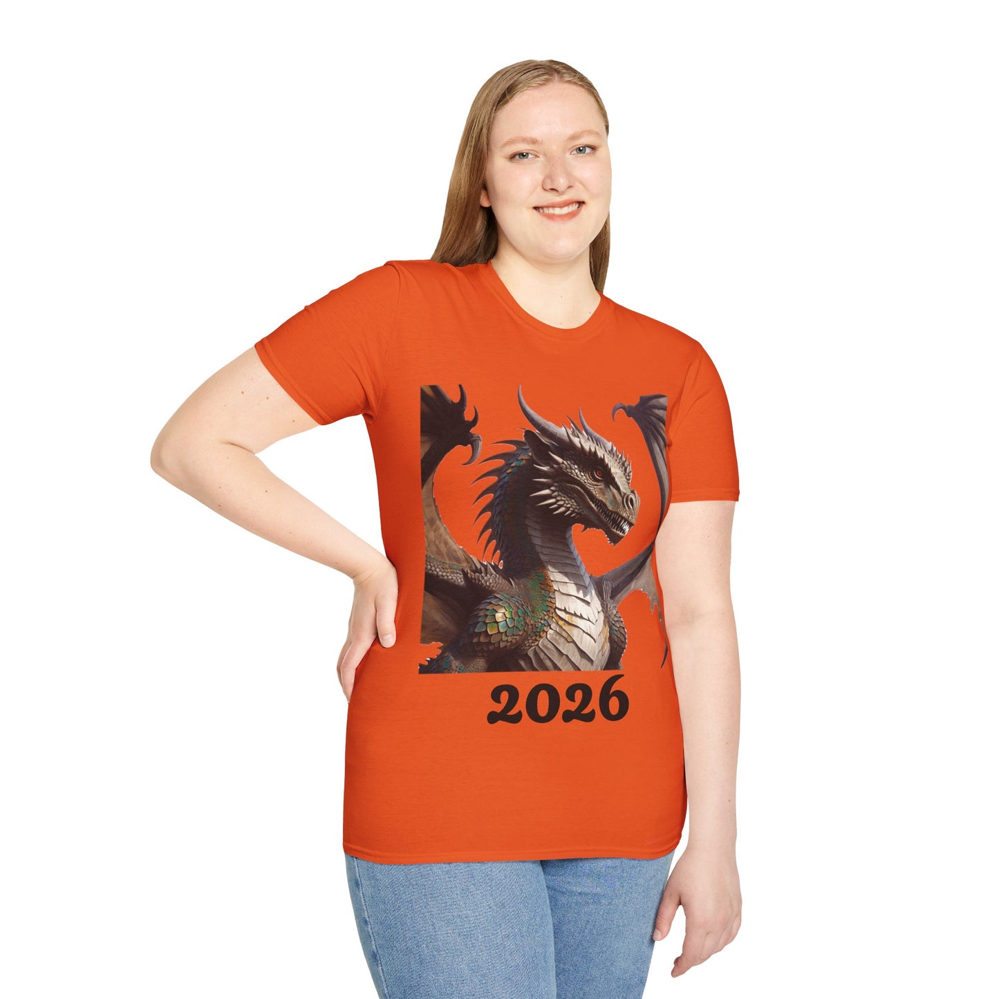 Dragon 2026 T-Shirt — Fantasy Dragon Graphic Tee