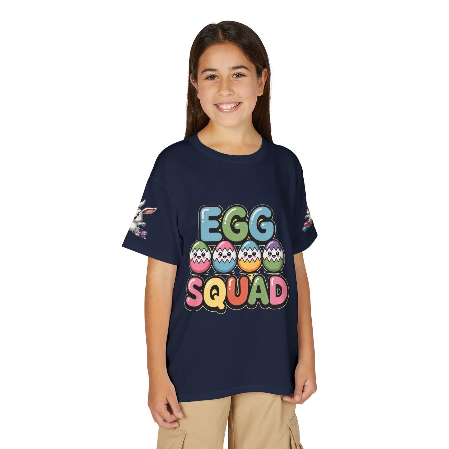 Youth Egg Squad Easter Bunny T-Shirt — Easter "Mode Chaos" Design