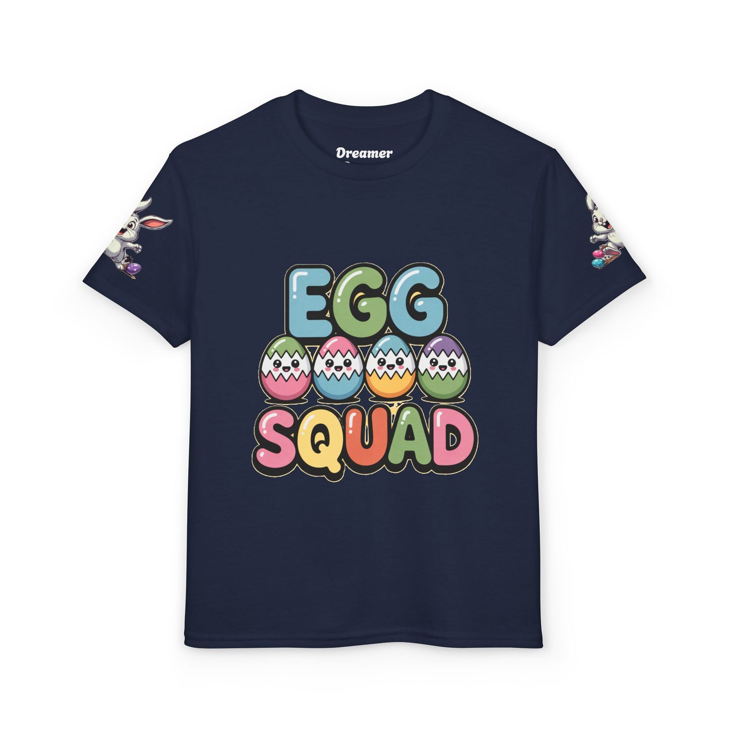 Youth Egg Squad Easter Bunny T-Shirt — Easter "Mode Chaos" Design