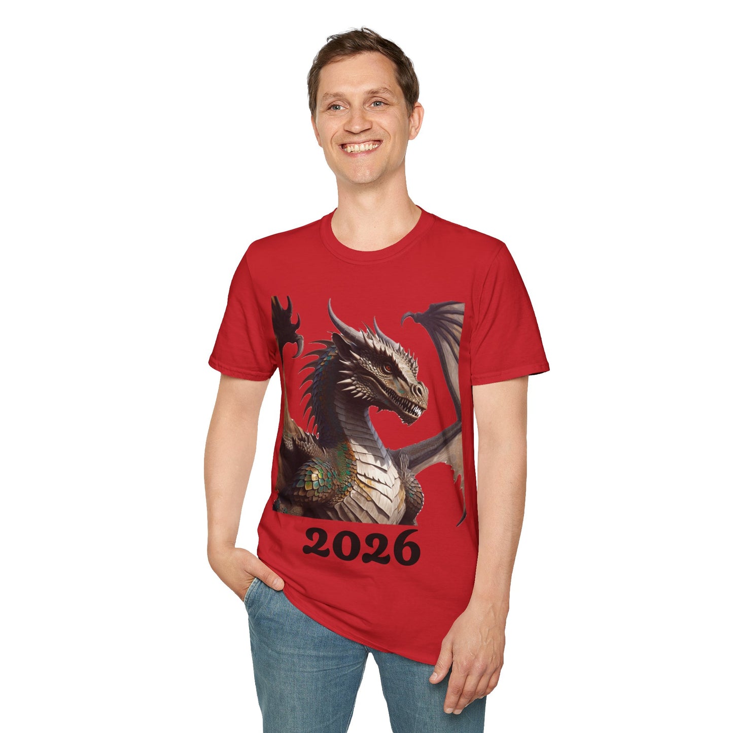 Dragon 2026 T-Shirt — Fantasy Dragon Graphic Tee